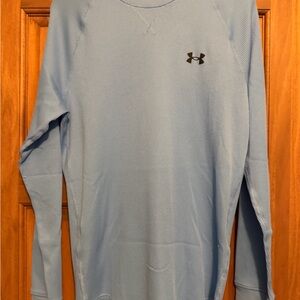 Under Armour Sky Blue Waffle Knit Top